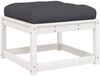 vidaXL 5-tlg. Garten-Sofagarnitur mit Kissen Weiß Massivholz Kiefer 3216961 Bild 4