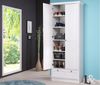Mehrzweckschrank >Landsted< in Weiß - 80x200x39cm (BxHxT) Bild 4