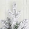 Künstlicher Weihnachtsbaum mit Schnee Tannenbaum Künstlich Christbaum mit Weiß Schneeflocken Bild 2