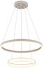 LED Hängeleuchte, Ringe, sandfarben, höhenverstellbar, D 50 cm Bild 5