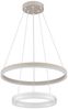 LED Hängeleuchte, Ringe, sandfarben, höhenverstellbar, D 50 cm Bild 4