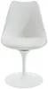 Vente-unique - XAFY Stuhl Plastik Weiß - B 56,5 cm x H 82 cm x L 49 cm Bild 4