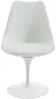 Vente-unique - XAFY Stuhl Plastik Weiß - B 56,5 cm x H 82 cm x L 49 cm Bild 2
