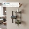 Relaxdays Wandregal Industrial-Design Bild 2