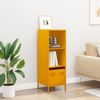vidaXL Highboard Senfgelb 35x39x103,5 cm Stahl 851379 Bild 3