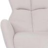2er-Set Esszimmerstuhl HWC-Q54, Relaxstuhl Loungestuhl Polsterstuhl, drehbar Metall Cord (320g/m²) ~ creme Bild 5