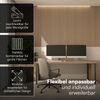 Bellamio 'Kilwa' 3D Akustikpaneele, Holzoptik Eiche, Echtholzfurnier und MDF, 110x60x2,1 cm, Wandpaneele mit Schallschutz, 2er Set Bild 3