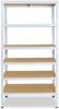 shelfplaza HOME 200x80x23 cm Schwerlastregal in weiß mit 6 Böden und 145 kg Traglast pro Boden Bild 5