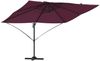 vidaXL Sonnenschirm Bordeauxrot 351 x 250 x 260 cm 42003349 Bild 2