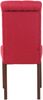 Esszimmerstuhl WALES Stoff 98x45x63cm, rot, Holz Gestell Stühle Esszimmerstühle Stuhl Esszimmer Esstisch Stühle Küchenstuhl Bild 5