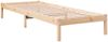 vidaXL Massivholzbett Extra Lang ohne Matratze 90x210 Kiefernholz 852402 Bild 3