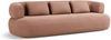 Micadoni Sofa Jenny 4-Sitzer Samt Salvador Terrakotta Bild 2