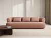 Micadoni Sofa Jenny 4-Sitzer Samt Salvador Terrakotta Bild 5