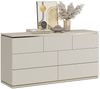 Kommode Linette Cashmere 139.8 x 70 cm mit 7 Schubladen Vicco Bild 5