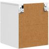 vidaXL Wandmontierter Nachttisch Weiß 34,5 x 33 x 40 cm Holzwerkstoff 898805 Bild 5