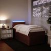 vidaXL Boxspringbett mit Matratze Rosa 100x200 cm Samt 3289961 Bild 5