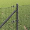 vidaXL Schweißdrahtzaun mit Spikes 100 x 1 m PVC-beschichteter Stahl 3352263 Bild 4