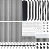 vidaXL Schweißdrahtzaun mit Spikes 100 x 1 m PVC-beschichteter Stahl 3352263 Bild 5