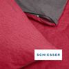 Schiesser 'Doubleface' Wendebettwäsche, Baumwolle, 2-teilig, Rot / Anthrazit, 155x220 cm, Renforcé Bild 4