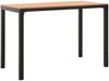 vidaXL 3-tlg. Garten-Essgruppe Stahl und WPC Braun und Schwarz 317140 Bild 5