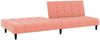 vidaXL Schlafsofa 2-Sitzer Rosa Samt 375767 Bild 5