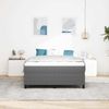 vidaXL Plattformbettgestell Hellgrau 140 x 200 cm Cordstoff 3337412 Bild 3