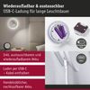 LED Akkuwandleuchte Kiora 2700K 80lm / 50lm 3,7V 0,6W / 0,7W dimmbar Weiß Bild 4