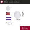LED Akkuwandleuchte Kiora 2700K 80lm / 50lm 3,7V 0,6W / 0,7W dimmbar Weiß Bild 5