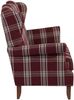 Sofa 2-Sitzer Katria Bezug Flachgewebe Buche nussbaum / rot 22859 Bild 4
