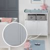 roba Wickelkommode 'Hamburg' mit Ansatz - 2 Türen - 2 Boxen - Wickelhöhe 92 cm - Taupe Bild 2