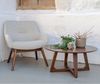 Couchtisch >Hellerup< in Braun, Nussbaum - 75x36x75cm (BxHxT) Bild 2