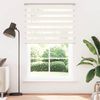 vidaXL Doppelrollo Marmorbeige 150x230cm Stoffbreite 145,9 cm Polyester 4014713 Bild 2