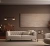 Sitzgruppe/Sofa Set - Wohnzimmergarnitur "Verbena" 3+3+1-Beige, 3x Sofa, 2x Sessel Bild 5