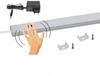 QLS LED Unterbauleuchte Neutralweiß 4000K 30 - 120 cm, LED fest integriert, mit Hand-Sweep-Sensor Schrankbeleuchtung Bewegungsmelder Bild 4