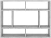vidaXL Wandregal Betongrau 75x16x55 cm Holzwerkstoff 803006 Bild 4