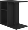 vidaXL Beistelltisch Schwarz 50x30x50 cm Holzwerkstoff 803021 Bild 2