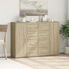 vidaXL Sideboards 2 Stk. Sonoma-Eiche 60x31x84 cm Holzwerkstoff 3276590 Bild 3