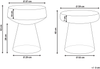Tisch Set LAGUNA CALDERA Grau Bild 2
