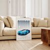 Hypercar Poster Blau · Geschenkidee · Luxus Sportwagen Wandbild · Deko Print ohne Rahmen - 100 x 150cm Bild 5