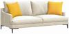 vidaXL Sofakissen 2 Stück Helles Gelb 45 x 45 cm Cordstoff 42013952 Bild 3