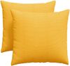 vidaXL Sofakissen 2 Stück Helles Gelb 45 x 45 cm Cordstoff 42013952 Bild 2