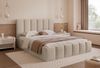 Selsey 'Sarafino' Polsterbett mit Bettkasten und Lattenrost, beige, 160x200 cm Bild 3
