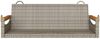 vidaXL Hängebank Grau 109x62x40 cm Poly Rattan 368144 Bild 4