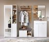 Garderobenspiegel >Bari< in Artisan Eiche Dekor- 78x80x17cm (BxHxT) Bild 5