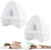 Mutig Balancekissen Kniekissen für Seitenschläfer 2 Stück,Ergonomisches Lagerungskissen, Memory-Schaum für Rücken-/Hüft-/Gelenk- und Ischiasschmerzlinderung Bild 4
