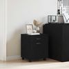 vidaXL Rollschrank Schwarz Eichen-Optik 45 x 38 x 54 cm Holzwerkstoff 862670 Bild 4