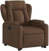 vidaXL Relaxsessel mit Aufstehhilfe Elektrisch Braun Stoff 3204510 Bild 4