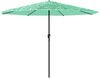 vidaXL Sonnenschirm mit Stahlmast Grün 324x324x247 cm 4005111 Bild 2