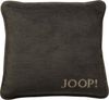 JOOP! Kissenhülle - MDF Melange Doubleface, Logo Braun 50x50cm Bild 2