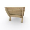 Gartenliege Relaxliege "Liege-Franzi" (Lärche) Breite 70cm Einstiegshöhe 60cm mit Füßen Bild 5